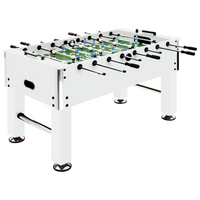 vidaXL Football Table Steel 60 kg 140x74.5x87.5 cm White - Buy Now at vidaXL