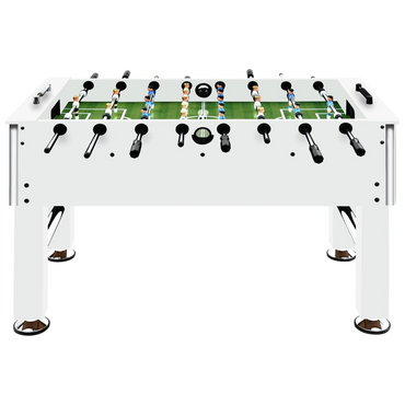vidaXL Football Table Steel 60 kg 140x74.5x87.5 cm White - Buy Now at vidaXL