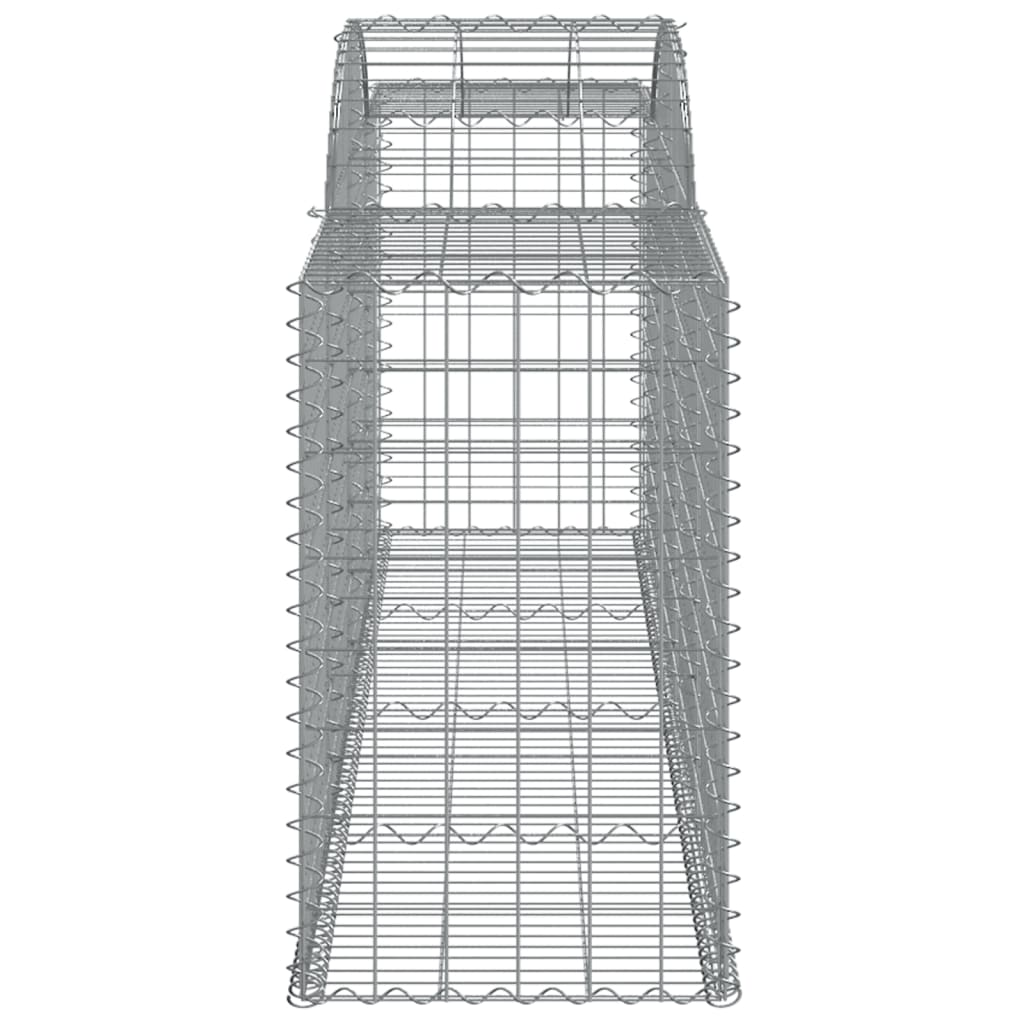 vidaXL Arched Gabion Baskets - Set of 30 Garden Barriers