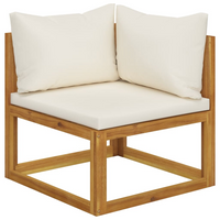 vidaXL 9 Piece Garden Lounge Set with Cushions | Solid Wood Acacia (UK/IE/FI/NO only)