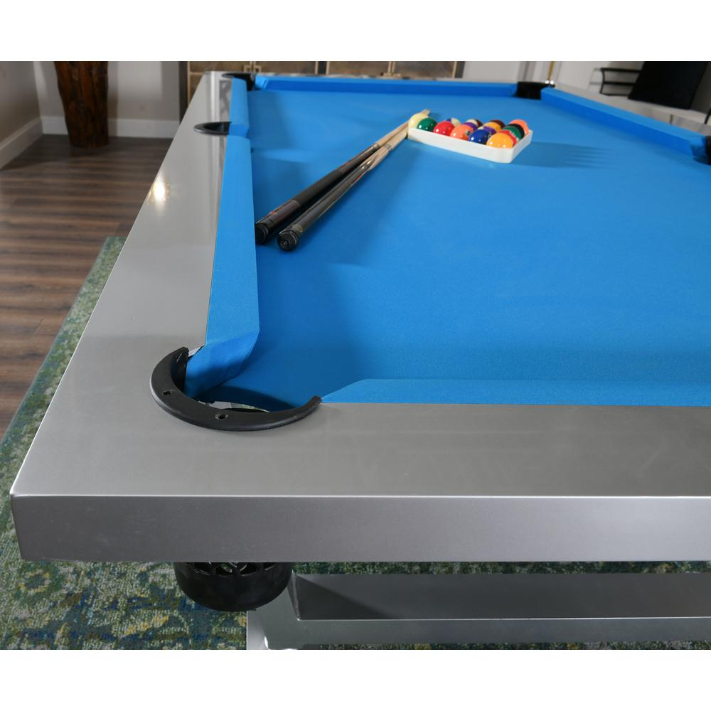 New Modern Stainless Steel Pool Table Indoor/ Outdoor