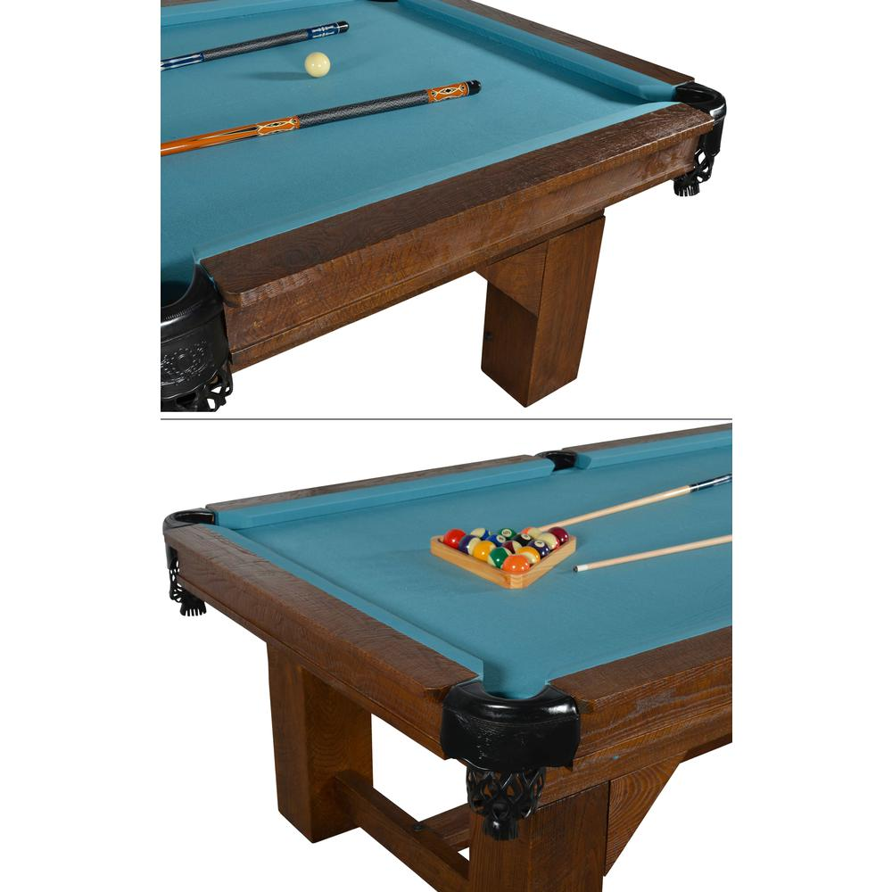 Bungalow Ash Wood Slate Top Pool Table