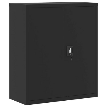 vidaXL File Cabinet Black 90x40x105 cm Steel - Organize Your Office in Style