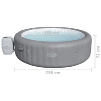 Bestway Lay-Z-Spa Grenada Airjet Round Hot Tub