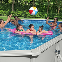 Bestway Hydrium Above Ground Frame Pool Oval 610x360x120 cm - Premium Materials, Sturdy Construction, Endless Summer Fun