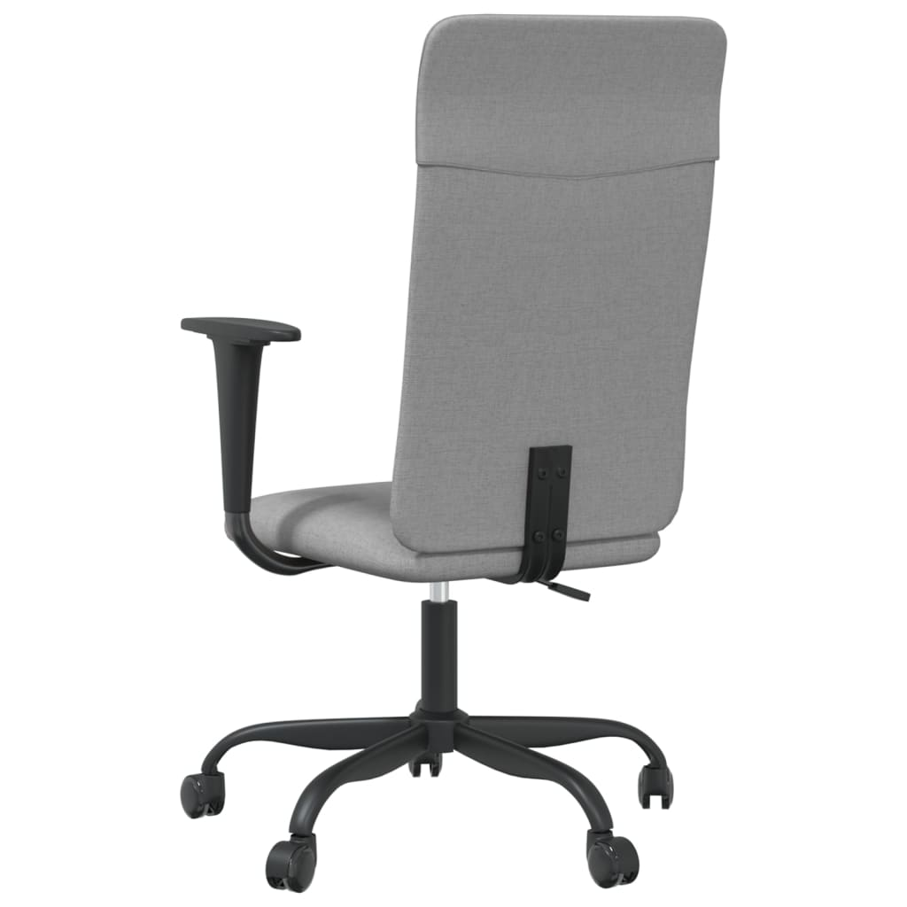 vidaXL Office Chair Light Grey Fabric - Comfortable and Stylish