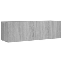 vidaXL 8 Piece TV Cabinet Set Grey Sonoma Engineered Wood - Trendy and Practical Design