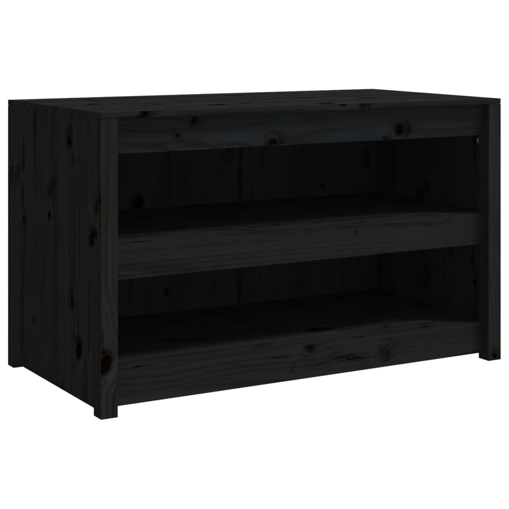 vidaXL Outdoor Kitchen Cabinets 4 pcs Black Solid Wood Pine - Create Your Dream Outdoor Kitchen