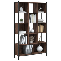 vidaXL Bookcase Brown Oak 102x28x172 cm | Engineered Wood