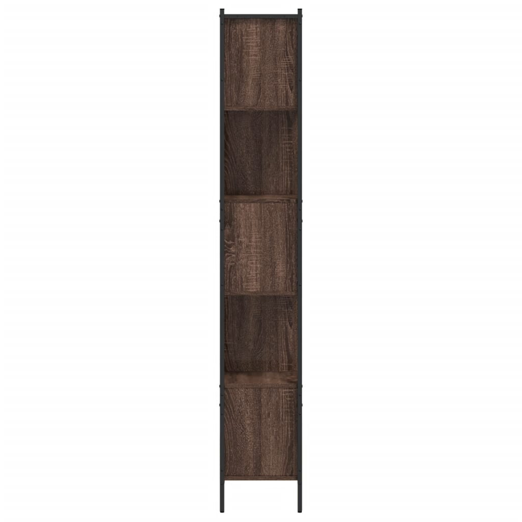 vidaXL Bookcase Brown Oak 102x28x172 cm | Engineered Wood