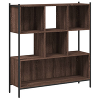 vidaXL Bookcase Brown Oak 102x28x172 cm | Engineered Wood