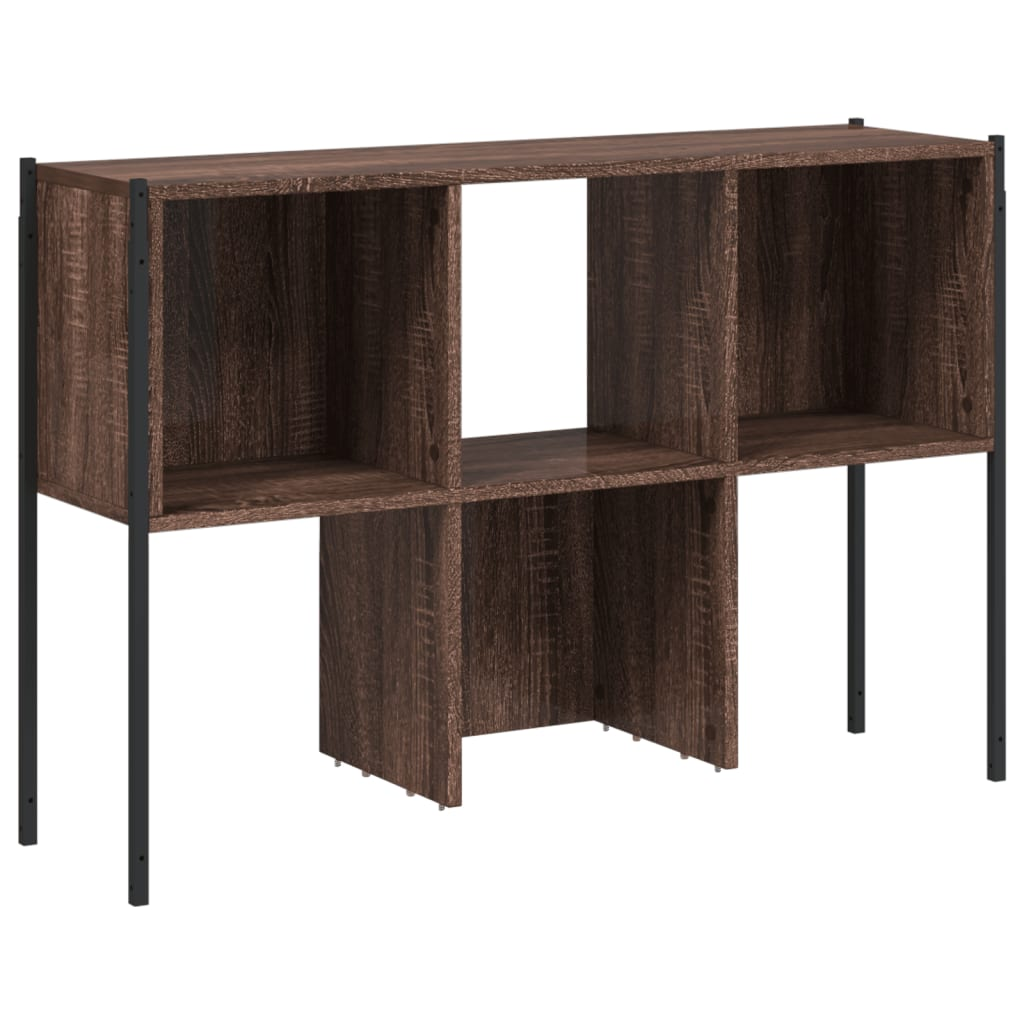 vidaXL Bookcase Brown Oak 102x28x172 cm | Engineered Wood