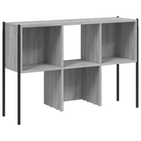 vidaXL Bookcase Grey Sonoma 102x28x172 cm Engineered Wood