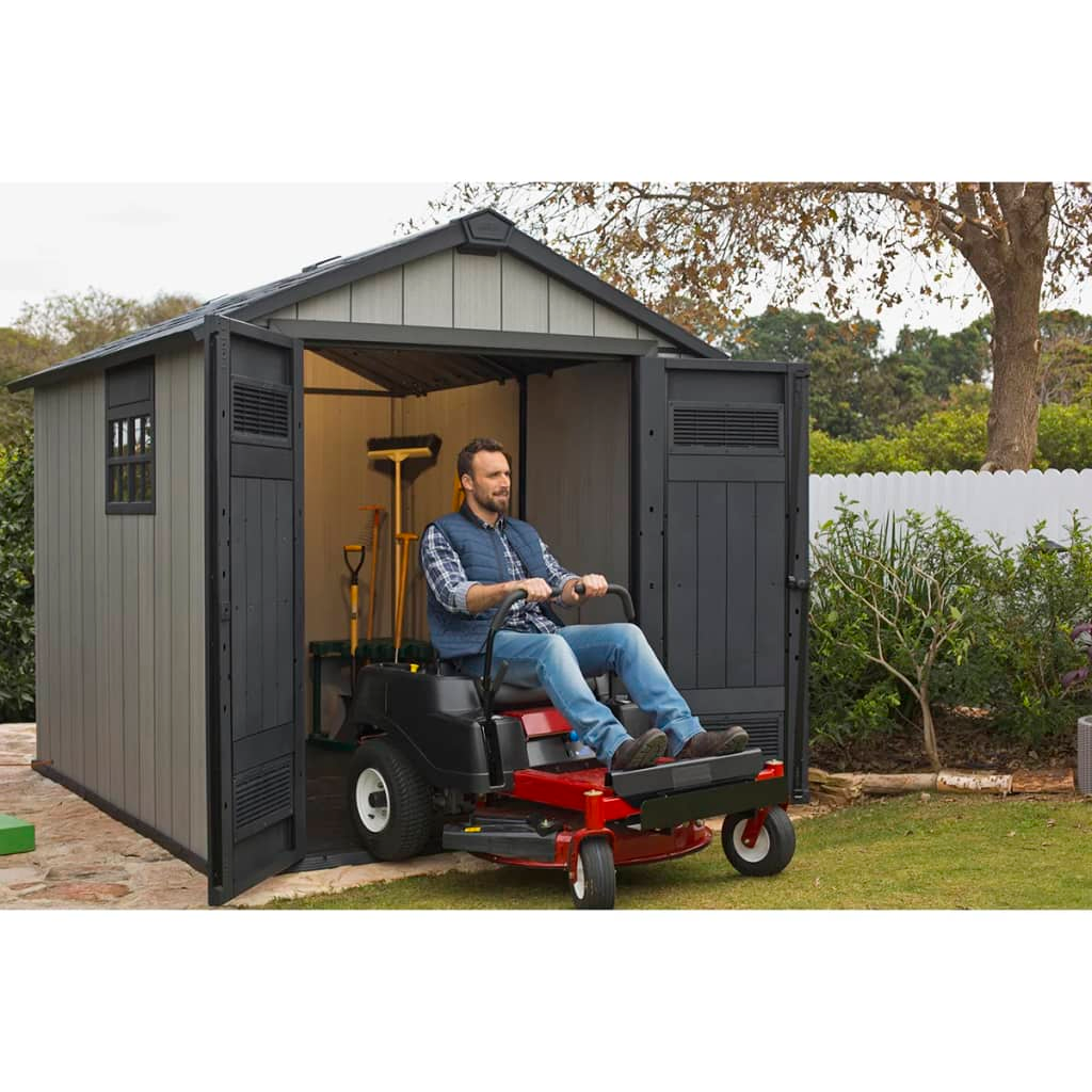 Keter Garden Shed Oakland 759 Anthracite - Durable, Easy Assembly, High-Quality Storage