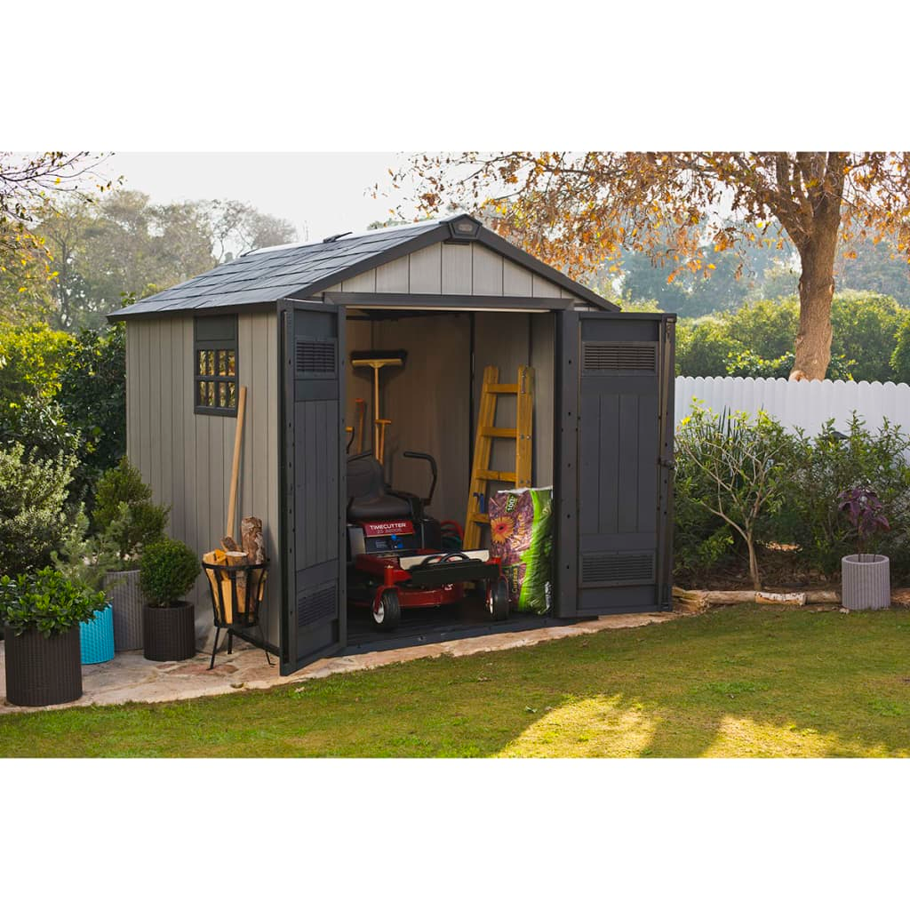 Keter Garden Shed Oakland 759 Anthracite - Durable, Easy Assembly, High-Quality Storage