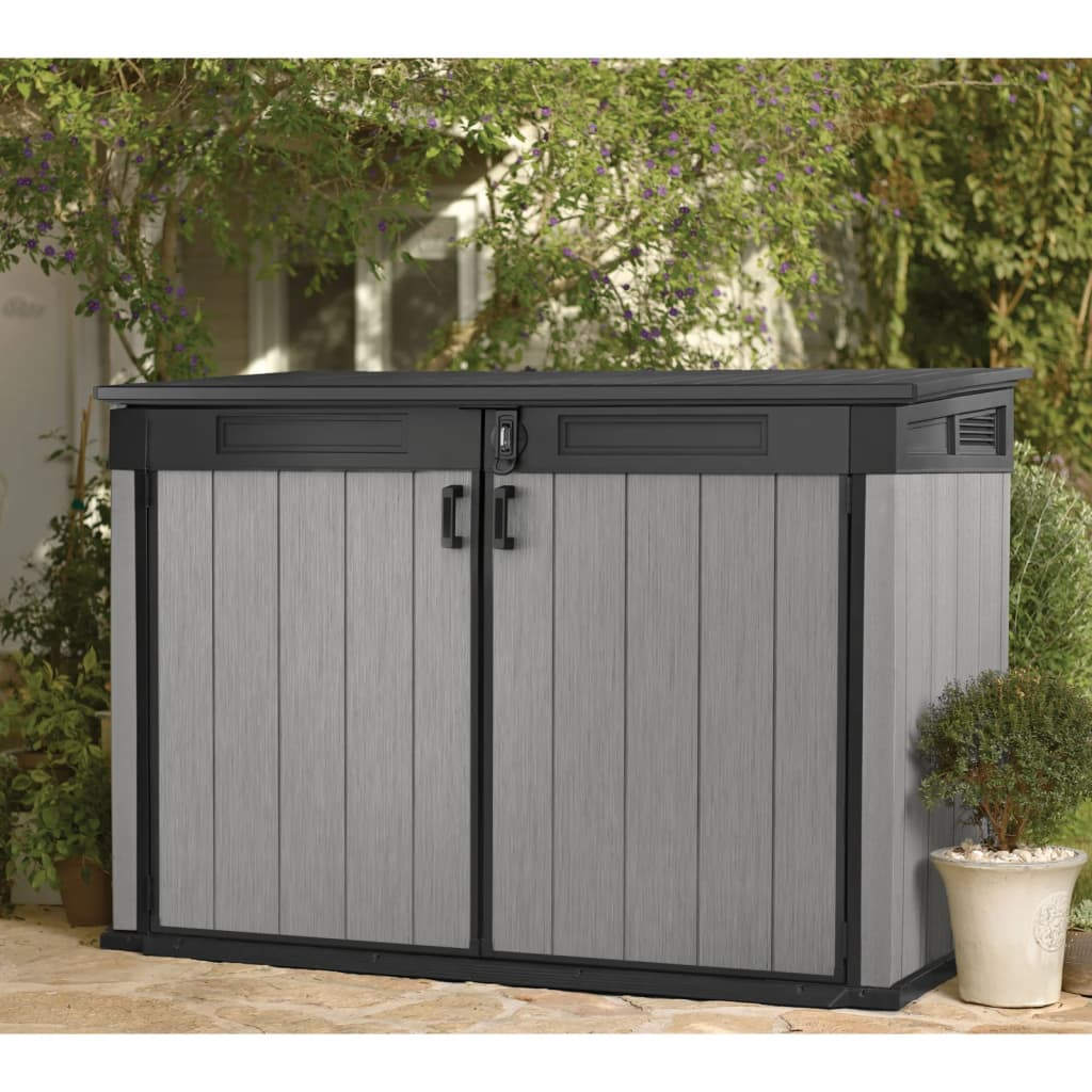 Keter Garden Storage Shed Grande Store 2020 L - Durable, Weatherproof, and Rustic Style