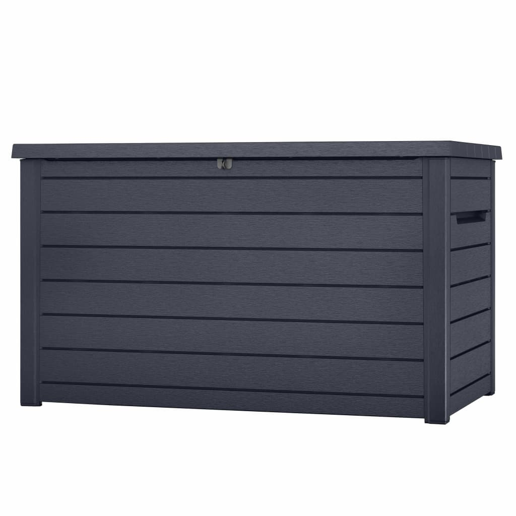 Keter Garden Storage Box Ontario 870L Anthracite - Durable, Weather-Resistant, and Stylish