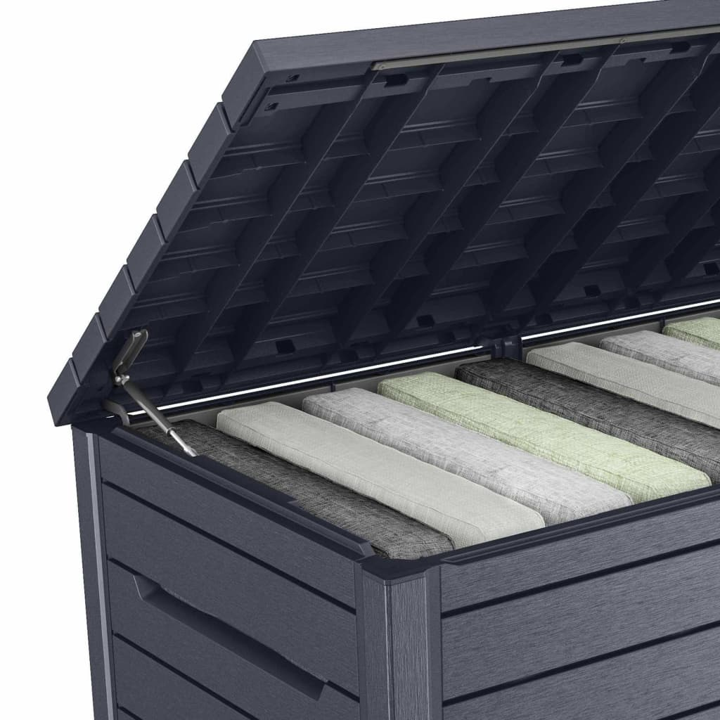 Keter Garden Storage Box Ontario 870L Anthracite - Durable, Weather-Resistant, and Stylish