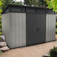 Keter Garden Shed Artisan 117 Brownish Grey - Durable Outdoor Storage Solution