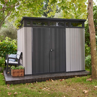 Keter Garden Shed Artisan 97 Brownish Grey - Durable Outdoor Storage Solution