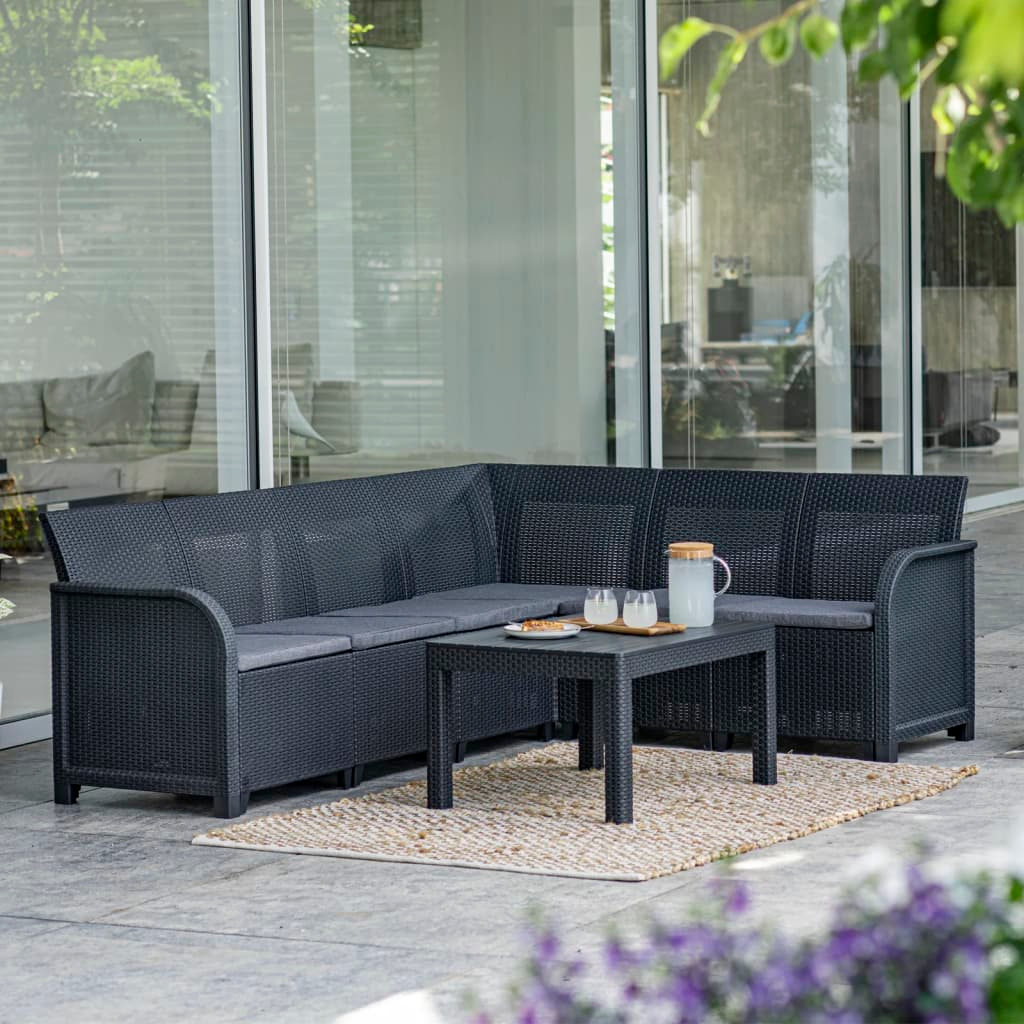 Keter Garden Corner Element Rosalie Graphite - Modern and Stylish Outdoor Furniture