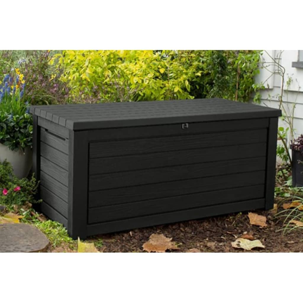 Keter Outdoor Storage Box Northwood 630 L Graphite - Durable and Weather-Proof