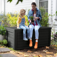 Keter Outdoor Storage Box Northwood 630 L Graphite - Durable and Weather-Proof