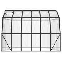 vidaXL Greenhouse with Base Frame Anthracite 9.53 m² Aluminium