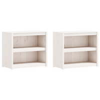 vidaXL Outdoor Kitchen Cabinets - White Solid Wood Pine | Convenient Storage Space