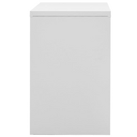 vidaXL Filing Cabinet Light Grey 90x46x72.5 cm Steel | Durable and Stylish Storage Solution