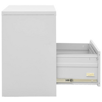 vidaXL Filing Cabinet Light Grey 90x46x72.5 cm Steel | Durable and Stylish Storage Solution