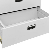 vidaXL Filing Cabinet Light Grey 90x46x72.5 cm Steel | Durable and Stylish Storage Solution