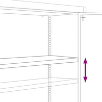 vidaXL File Cabinet Black 90x40x105 cm Steel - Organize Your Office in Style