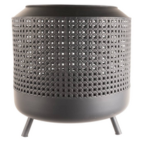 RedFire Fire Basket with BBQ Grill Midland Black - Outdoor Cooking Made Easy