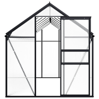 vidaXL Greenhouse Anthracite Aluminium 9.31 m² - Protect and Grow Your Plants with Ease