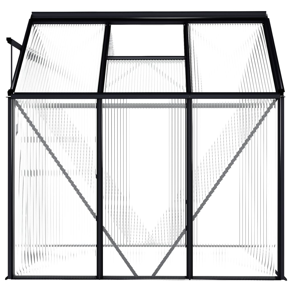 vidaXL Greenhouse Anthracite Aluminium 3.61 m² - Protect Your Plants All Year Round