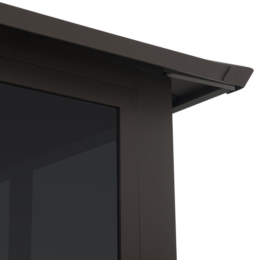 Sunjoy Outdoor Rust-resistant Aluminum Sunroom 11 x 11 ft. Black Hardtop Gazebo