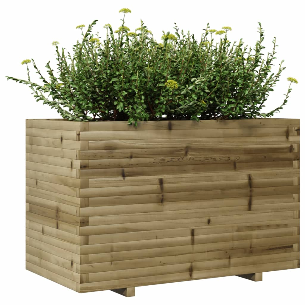 vidaXL Garden Planter 110x60x72 cm Impregnated Wood Pine