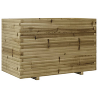 vidaXL Garden Planter 110x60x72 cm Impregnated Wood Pine